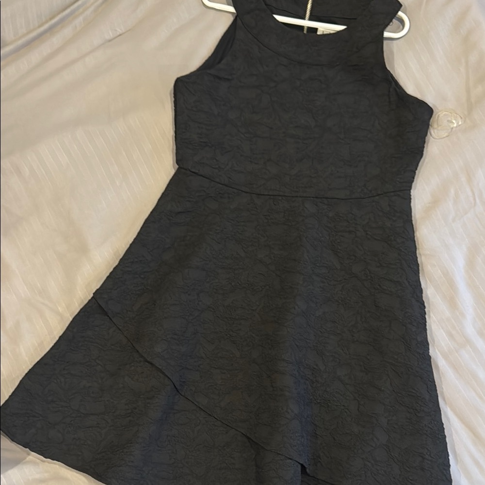 Blush Black Halter Fit and Flare Dress